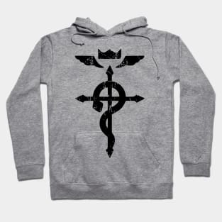 Fullmetal alchemist black logo Hoodie